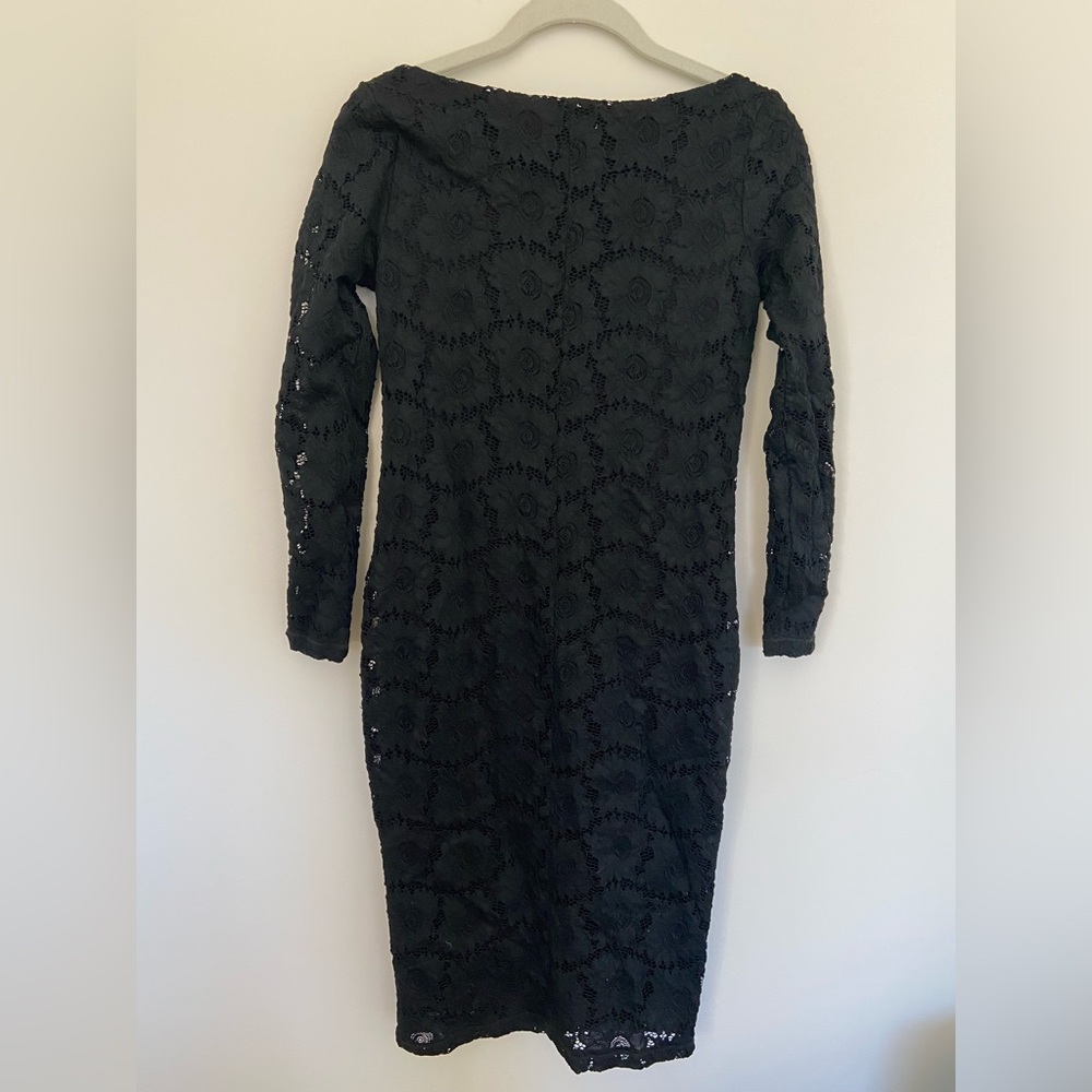 Ingrid and Isabel black knit maternity dress xs